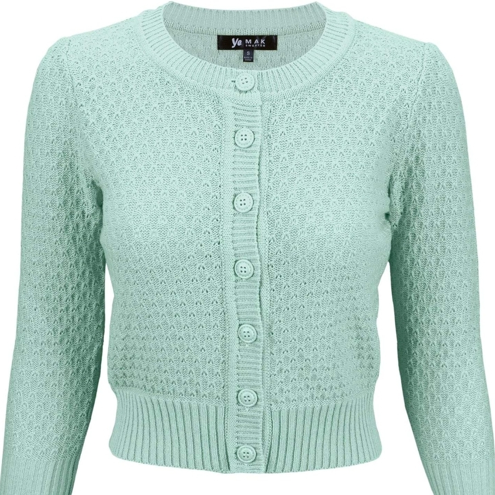Yemak Light Blue Women's Cardigan
